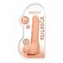 RealRock Dong 7 - realističan, dildo za testise (17 cm) - prirodan 