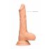 RealRock Dong 7 - realističan, dildo za testise (17 cm) - prirodan 