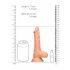 RealRock Dong 7 - realističan, dildo za testise (17 cm) - prirodan 