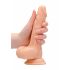 RealRock Dong 7 - realističan, dildo za testise (17 cm) - prirodan 