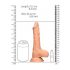 RealRock Dong 8 - realističan, dildo za testise (20 cm) - prirodan 