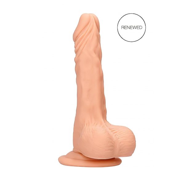 RealRock Dong 9 - realističan, dildo za testise (23 cm) - prirodan 