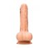 RealRock Dong 9 - realističan, dildo za testise (23 cm) - prirodan 