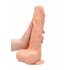 RealRock Dong 10 - realističan, dildo za testise (25 cm) - prirodan 