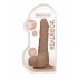 RealRock Dong 10 - realističan, testikularni dildo (25 cm) - tamno prirodan 