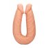 RealRock Double Dong 18 - dupli dildo (46cm) - prirodni 