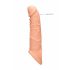 RealRock Penis Sleeve 8 - rukav za penis (21cm) - prirodan 