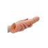 RealRock Penis Sleeve 8 - rukav za penis (21cm) - prirodan 