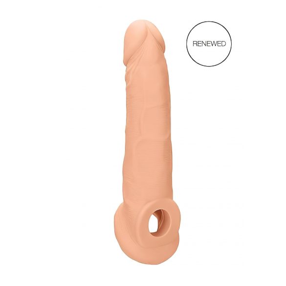 RealRock Penis Sleeve 9 - navlaka za penis (21,5 cm) - prirodna 