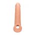 RealRock Penis Sleeve 9 - navlaka za penis (21,5 cm) - prirodna 