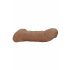 RealRock Penis Sleeve 9 - navlaka za penis (21,5 cm) - tamna prirodna 