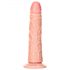 RealRock Slim - ljepljivi, realistični dildo - 15,5 cm (prirodni) 