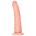 RealRock Slim - ljepljivi, realistični dildo - 15,5 cm (prirodni) 