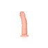 RealRock - realistični dildo s vakuumom - 15,5 cm (prirodni) 