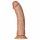 RealRock - realističan dildo s vakuumom - 15,5 cm (tamni prirodni) 