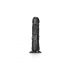 RealRock - realistični dildo s vakuumom - 15,5 cm (crni) 