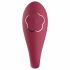 Raytech Rose - punjivi, vodootporni vibrator za par (crveni) 