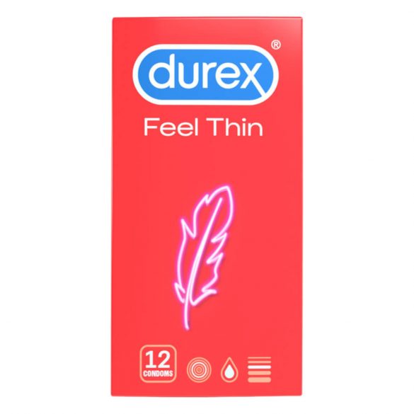 Durex Feel Thin - kondomi realističnog osjećaja (12 kom) 