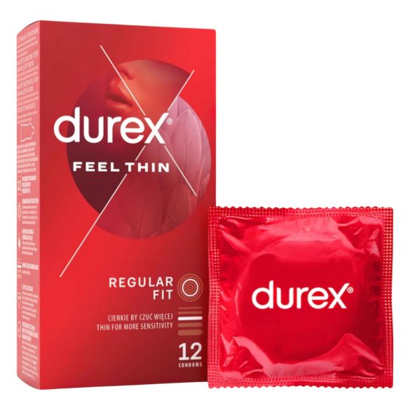 Durex Feel Thin - kondomi realističnog osjećaja (12 kom) 