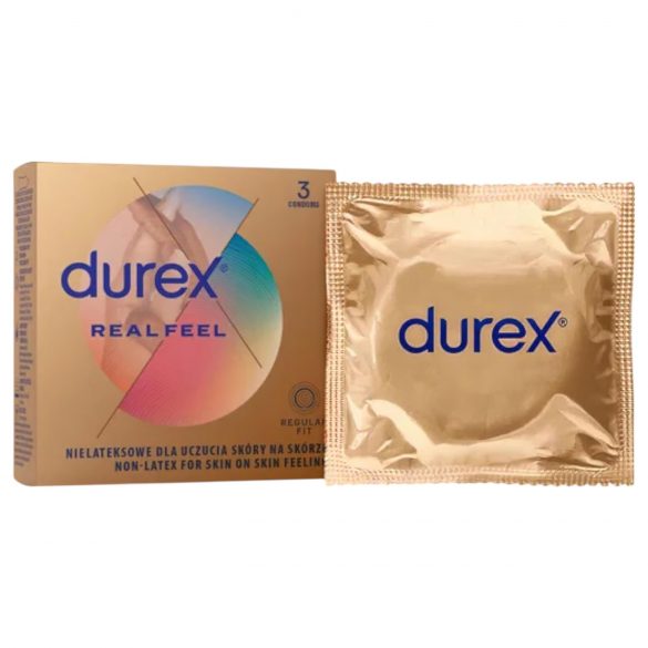 Durex Real Feel - bez lateksa kondomi (3 komada)