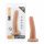 Dr. Skin 5.5 - realističan dildo s ljepljivim potplatom - prirodan (14 cm) 