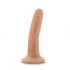 Dr. Skin 5.5 - realističan dildo s ljepljivim potplatom - prirodan (14 cm) 