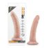 Dr. Skin 7 - realističan dildo s ljepljivim potplatom - prirodan (17,5 cm) 