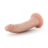 Dr. Skin 7 - realističan dildo s ljepljivim potplatom - prirodan (17,5 cm) 