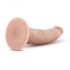 Dr. Skin 7 - realističan dildo s ljepljivim potplatom - prirodan (17,5 cm) 