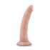 Dr. Skin 7 - realističan dildo s ljepljivim potplatom - prirodan (17,5 cm) 