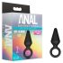 Anal Adventures Platinum S - analni dildo (crni) - mali 