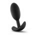 Analne avanture Platinum M - loptasti analni dildo - crni (srednji) 