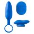 Platanomelón Mobi - punjivi, bežični vibrator set - 2 dijela (plavo) 