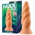 Max & Co Felix - vijugavi analni dildo - 15 cm (prirodno)