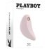 Playboy Palm - punjivi, vodootporni vibrator za klitoris 2u1 (ružičasti) 