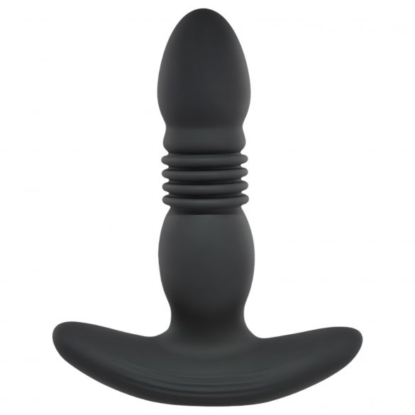 Playboy - punjivi, udarni analni vibrator (crni)