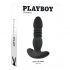 Playboy - akumulatorski analni vibrator (crni)