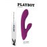 Playboy Bitty Bunny - akumulatorski vibrator s rukohvatom za klitoris (ružičasti)