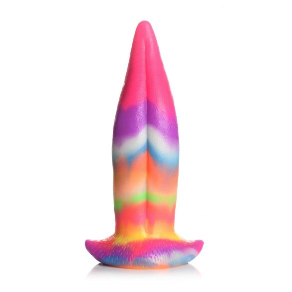 Creature Cocks Tongue - svjetleći silikonski dildo - 21 cm (duga) 