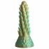 Creature Cocks Stegosaurus - šiljasti silikonski dildo - 20 cm (zeleni) 