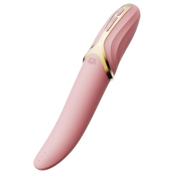 Zalo Eve - rotirajući vibrator s grijanjem na punjenje (ružičasti)