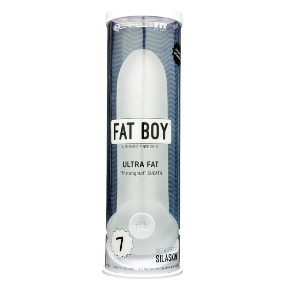 Fat Boy Original Ultra Fat - omotač penisa (19 cm) - mliječno bijela 