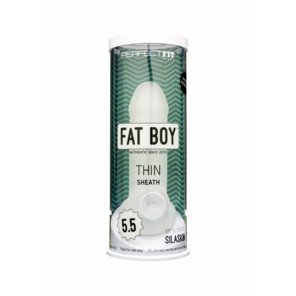 Fat Boy Thin - ovojnica penisa (15 cm) - mliječno bijela 