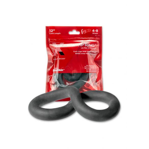 Perfect Fit Ultra Wrap 12 - debeli prsten za penis - crni (30 cm) 