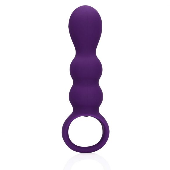 Loveline - punjivi, sferni analni vibrator (ljubičasti) 