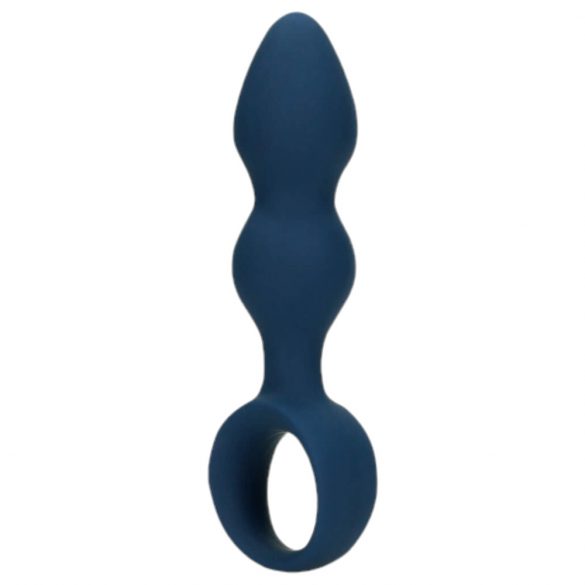 Loveline - analni dildo s prstenom - mali (plavi) 