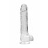 REALROCK - proziran realističan dildo - proziran kao voda (22 cm) 