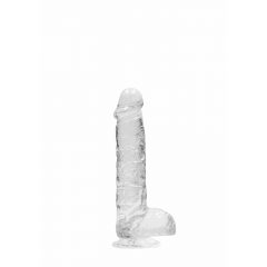   REALROCK - proziran realističan dildo - proziran kao voda (15 cm)