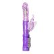 Easytoys - rotirajući vibrator s polugom za klitoris (ljubičasti) 