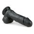 Easytoys - dildo za testise (17,5 cm) - crni 